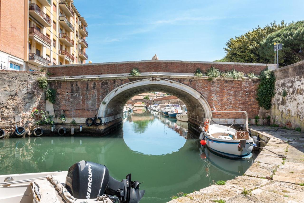 Piccola Venezia Canal View Charming Flat 리보르노 외부 사진