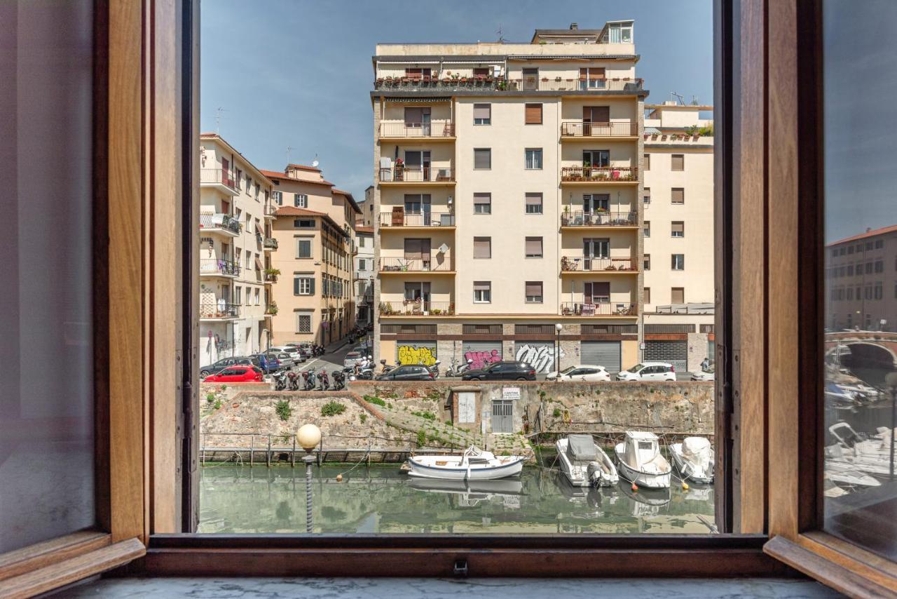 Piccola Venezia Canal View Charming Flat 리보르노 외부 사진