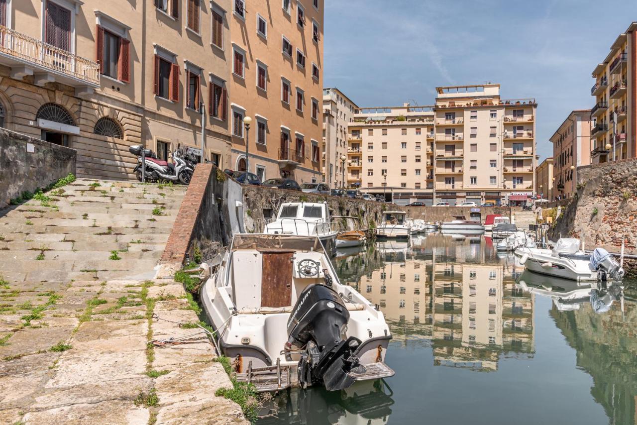 Piccola Venezia Canal View Charming Flat 리보르노 외부 사진